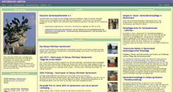 Desktop Screenshot of historischegaerten.de